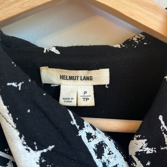 Helmut Lang Tera Print Sweatshirt Jacket SZ XS - Picture 7 of 10